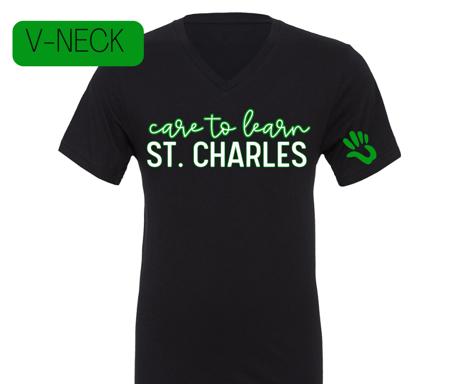 Care To Learn Script V Neck