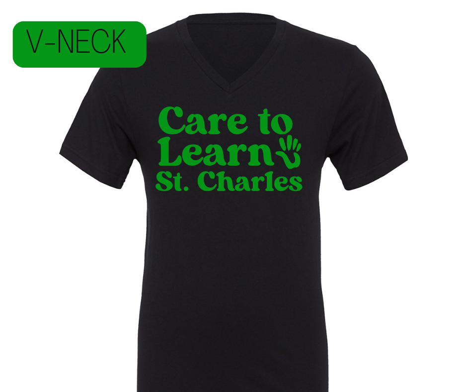 Care To Learn Retro V Neck