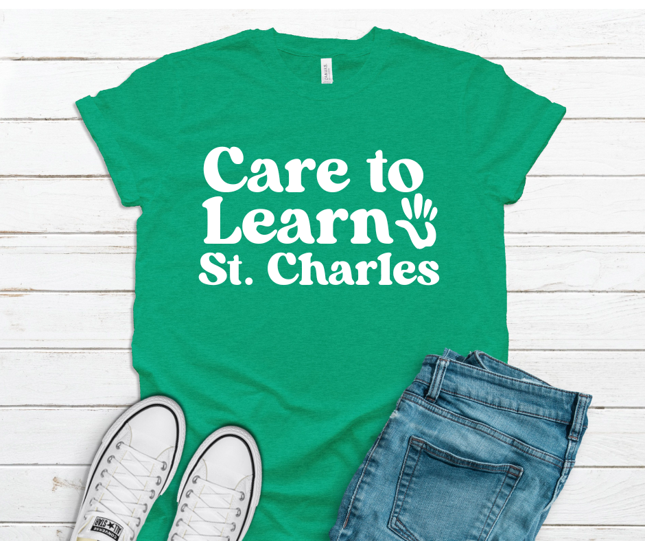 Care To Learn Retro H. Kelly Green Tee