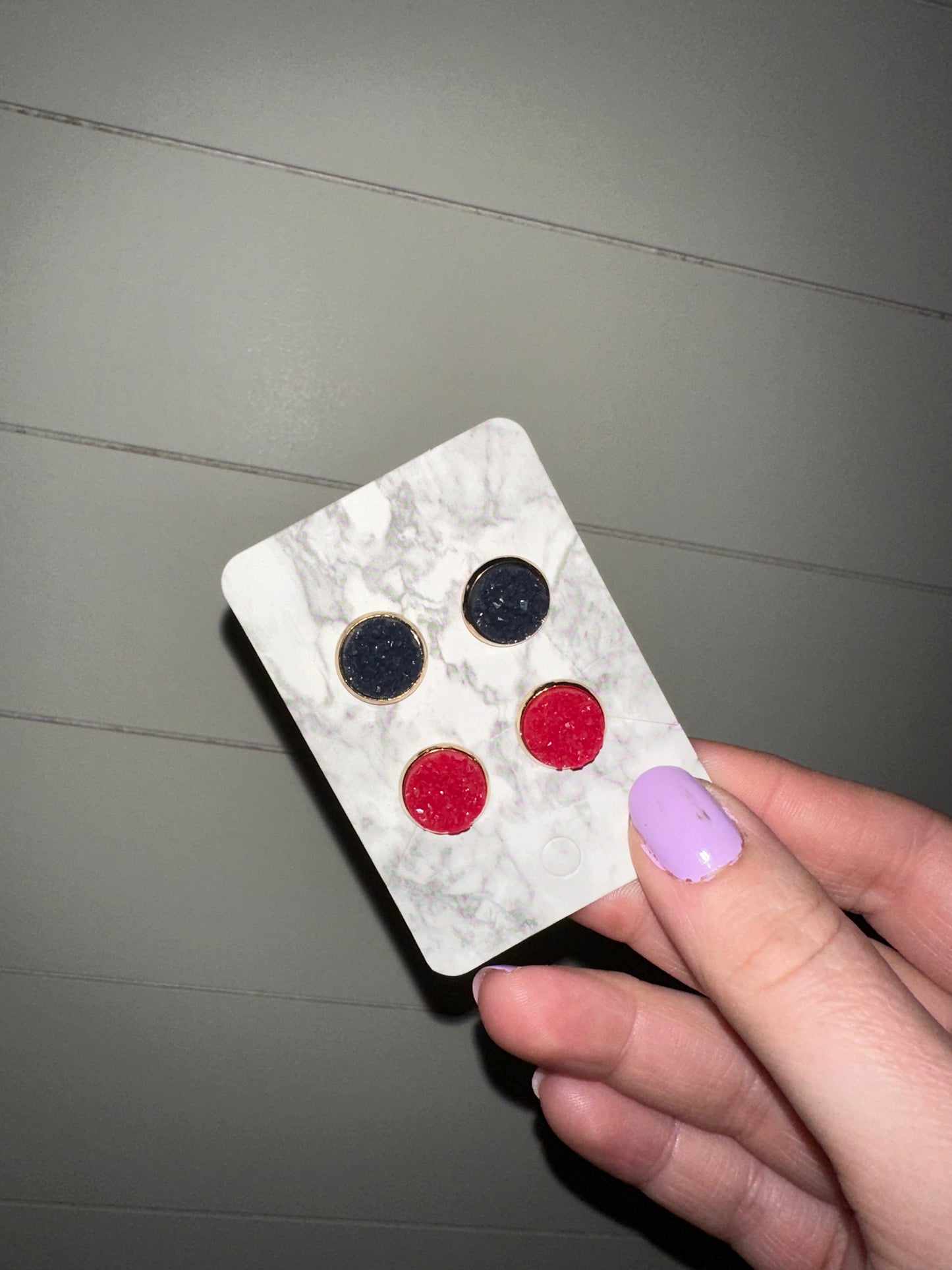 CITY themed Druzy Studs