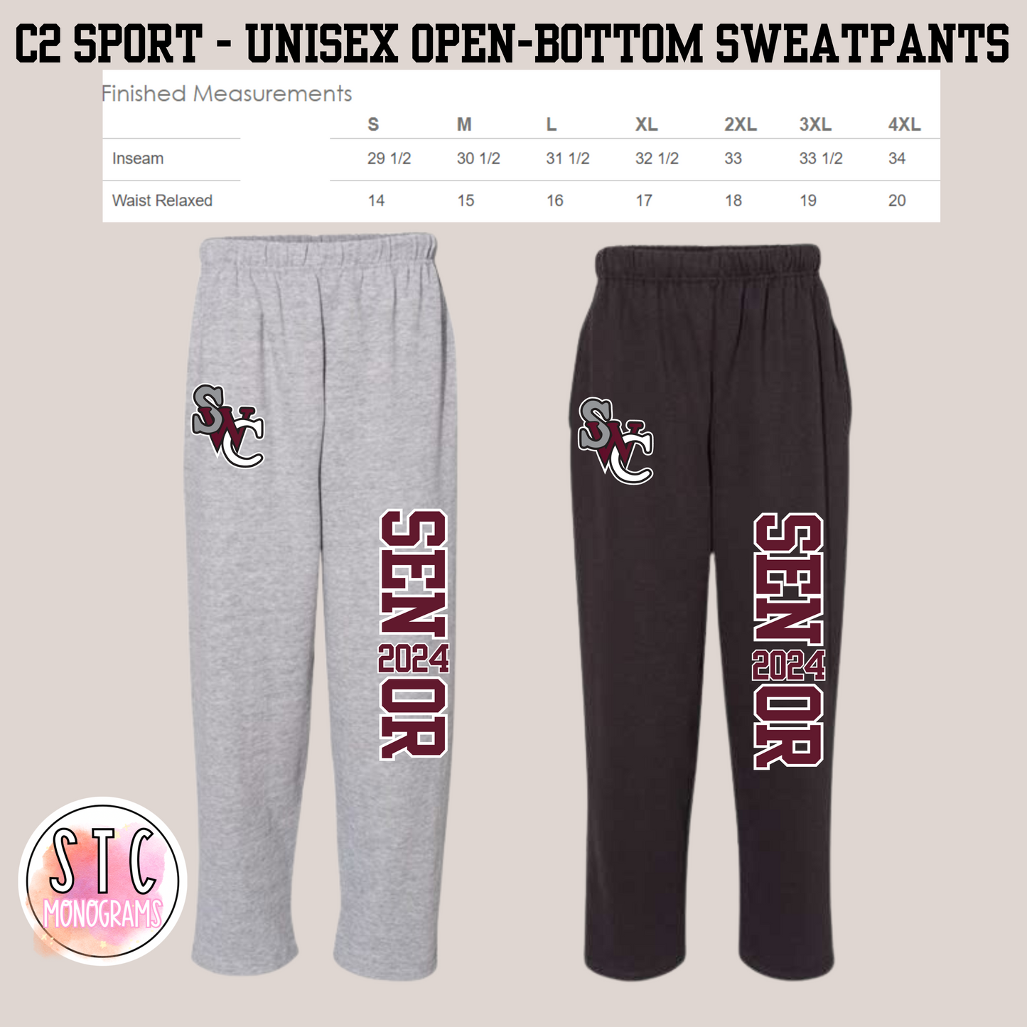 SCW Seniors 2024 Sweatpants