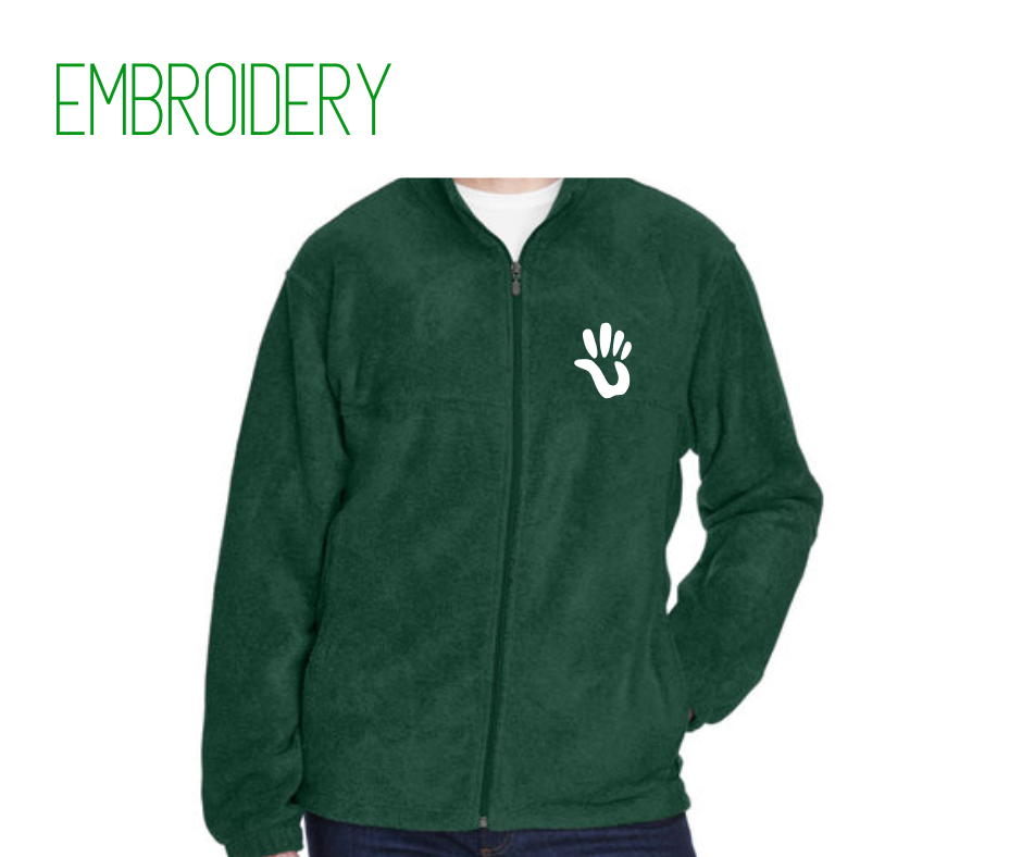 Care to Learn Fleece Jacket Embroidery