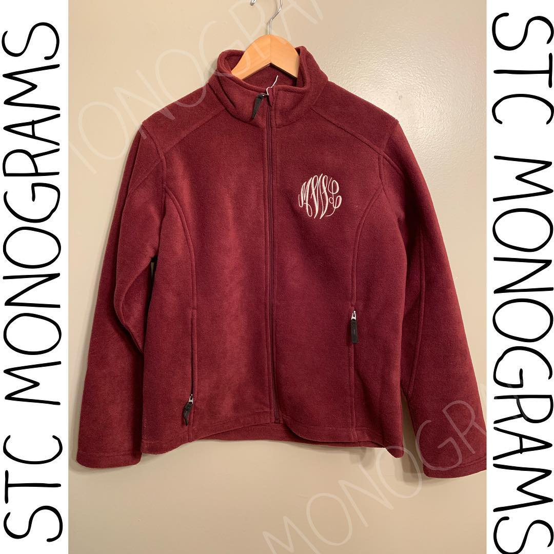 Monogrammed LADIES Fleece Jacket