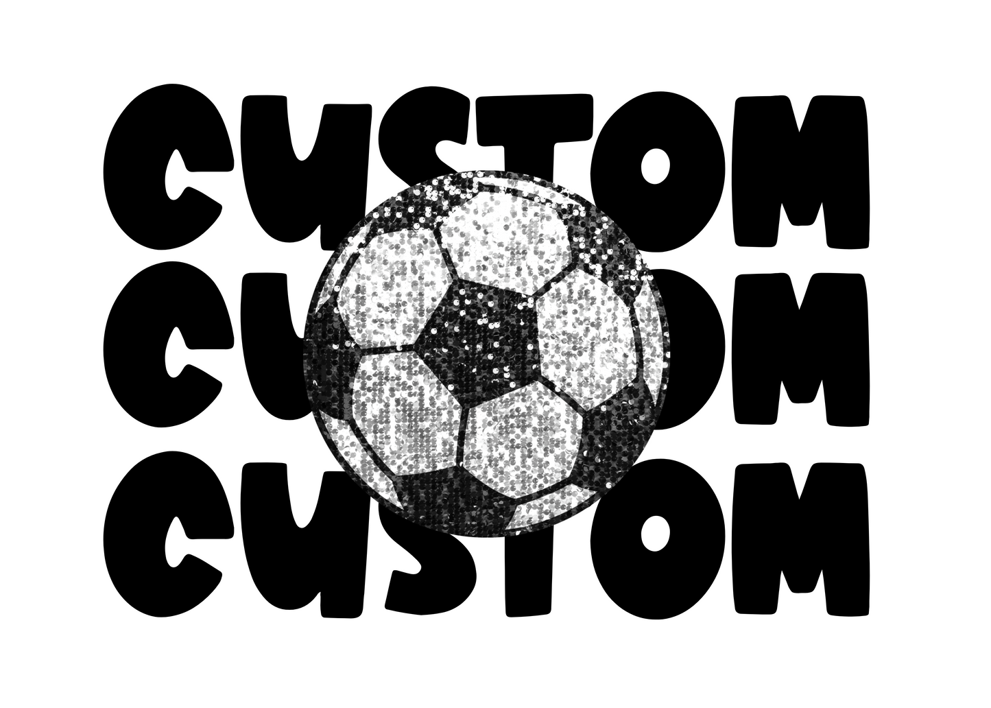 Custom GLITTER SPORTS Mascots