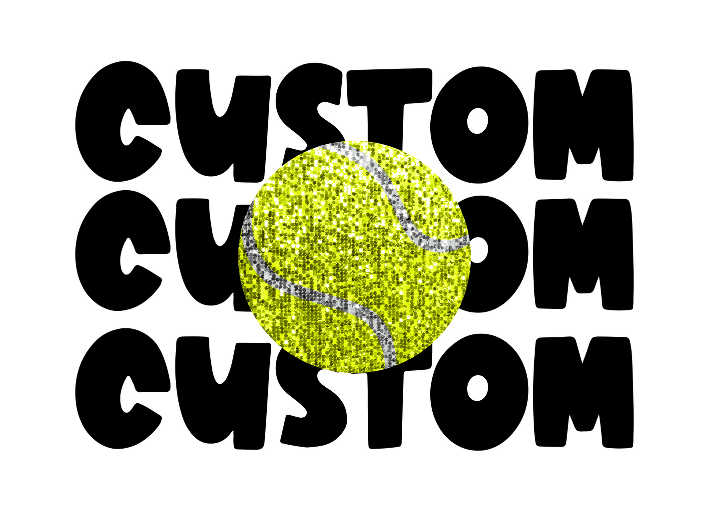 Custom GLITTER SPORTS Mascots