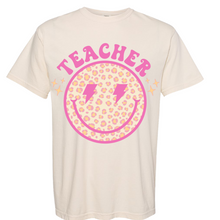 Load image into Gallery viewer, Teacher Leopard Bolt Pink
