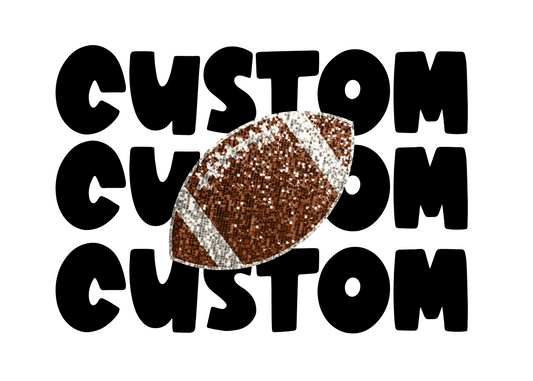 Custom GLITTER SPORTS Mascots