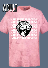 Load image into Gallery viewer, Jefferson Stacked Tie Dye Tee- ADULT*
