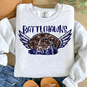 Battlehawks Faux Glitter