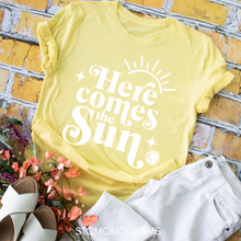 Load image into Gallery viewer, Youth Here Comes the Sun tee

