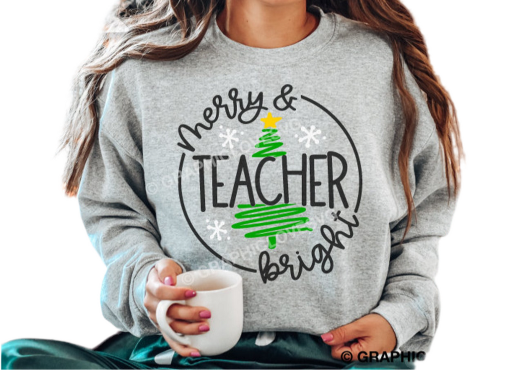 Merry & Bright Teacher Tree