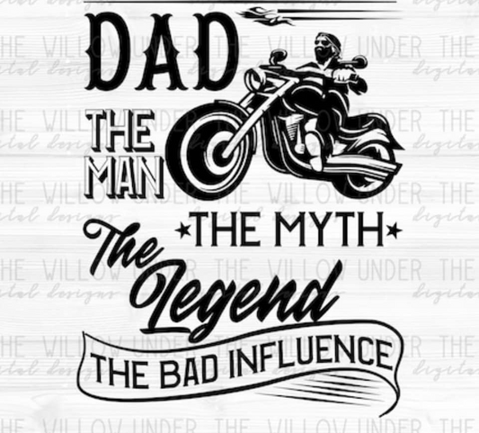 Myth Legend Motorcycle Dad