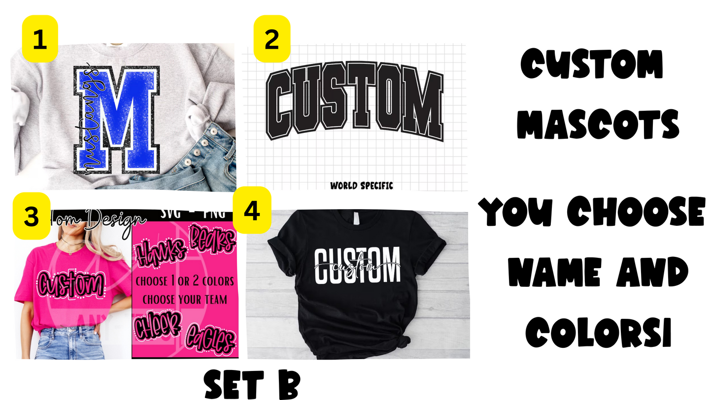 Custom Mascot Options