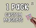 2.5” Custom Photo Magnets (1 pack)