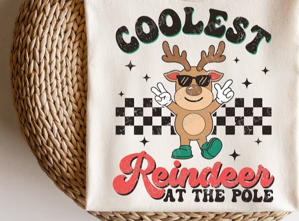 Coolest Reindeer Infant Crewneck