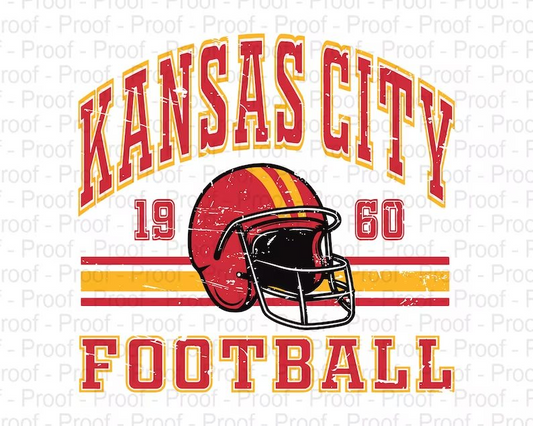 KANSAS City Helmet Crewneck