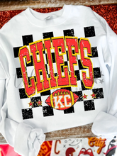 Load image into Gallery viewer, Checkered Chiefs Crewneck
