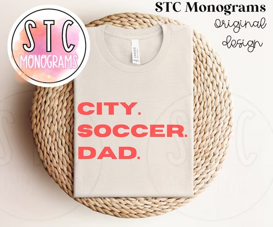 City. Soccer. Dad