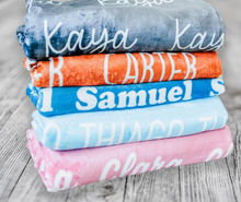 Load image into Gallery viewer, ✨✨Personalized Named Fleece Soft Blankets✨✨
