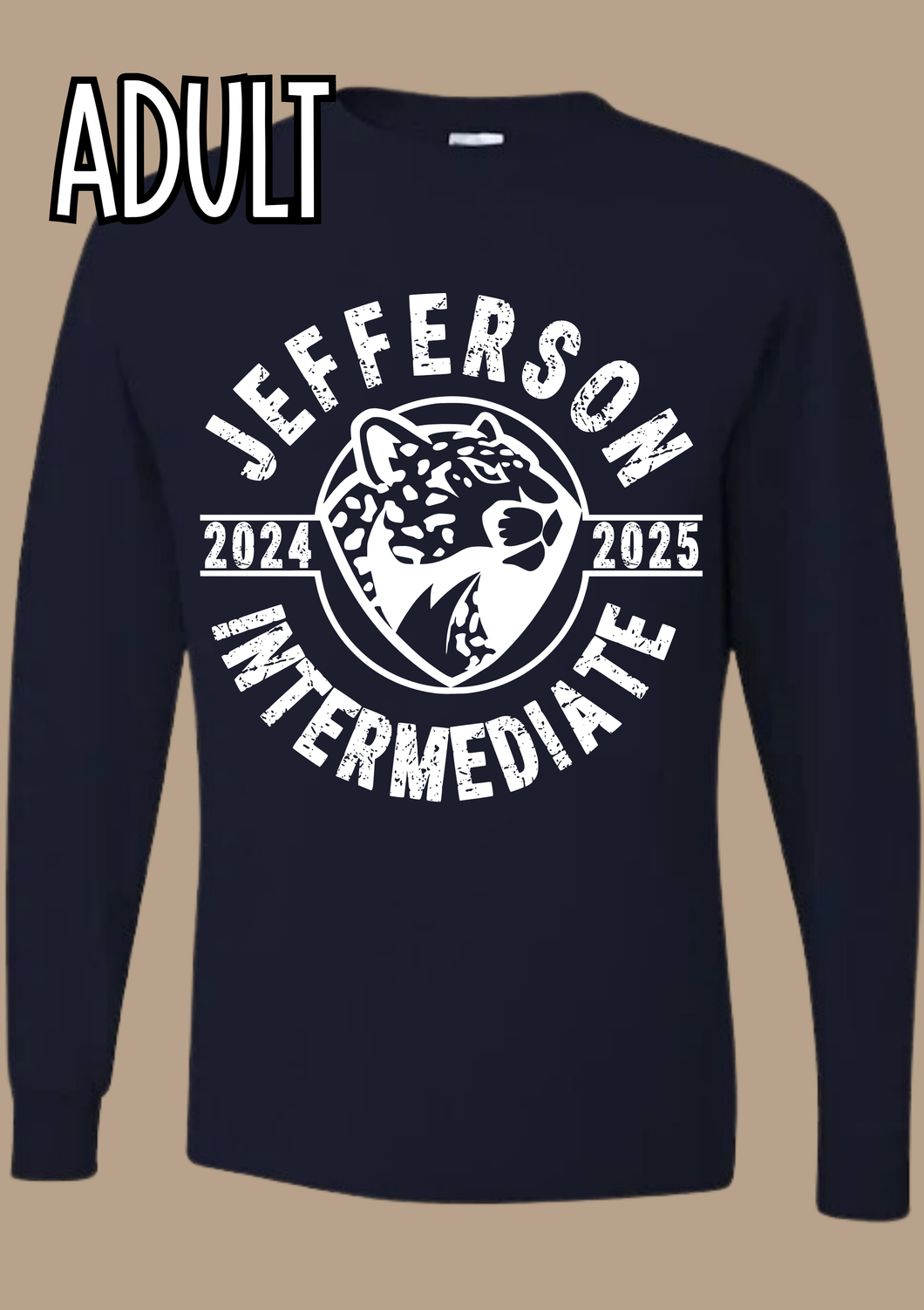 Jefferson24/25 Long Sleeve Tee- ADULT