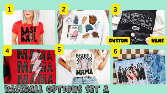 Baseball Options Set A April Partee