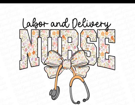 Nurse Floral Labor & Delivery
