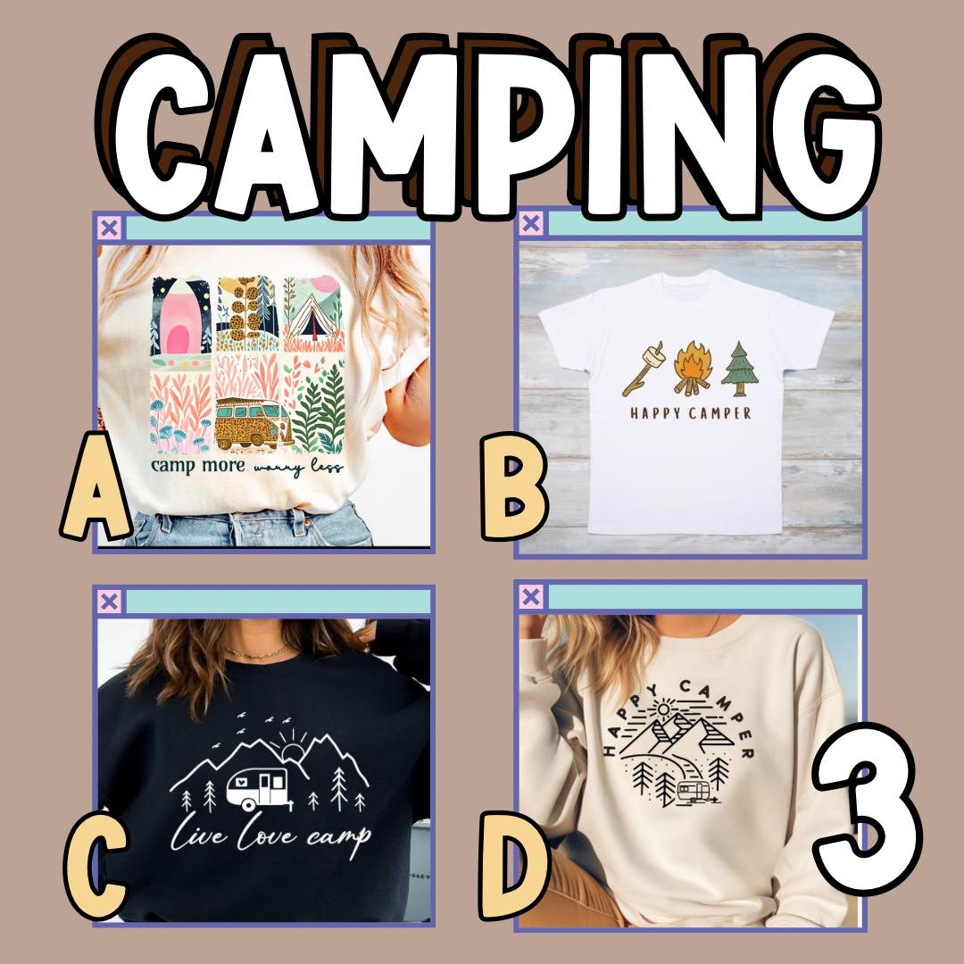 camping 3 2025 Choices