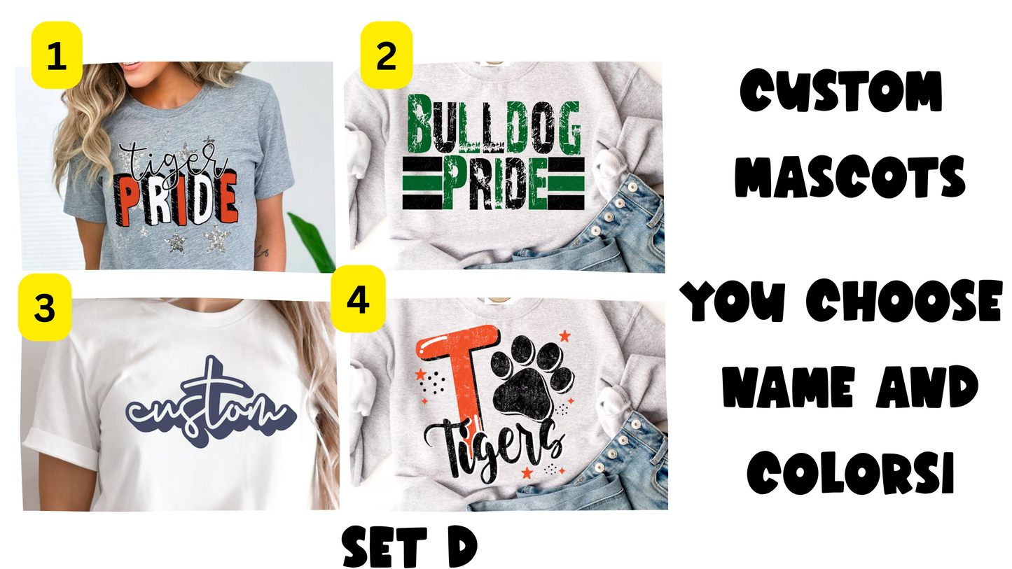 Custom Mascot Options