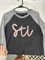 MEDIUM- Rose Gold STL Raglan