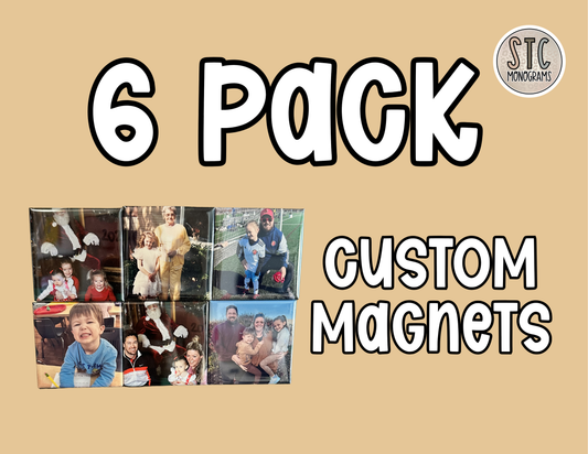 2.5” Custom Photo Magnets (6 pack)