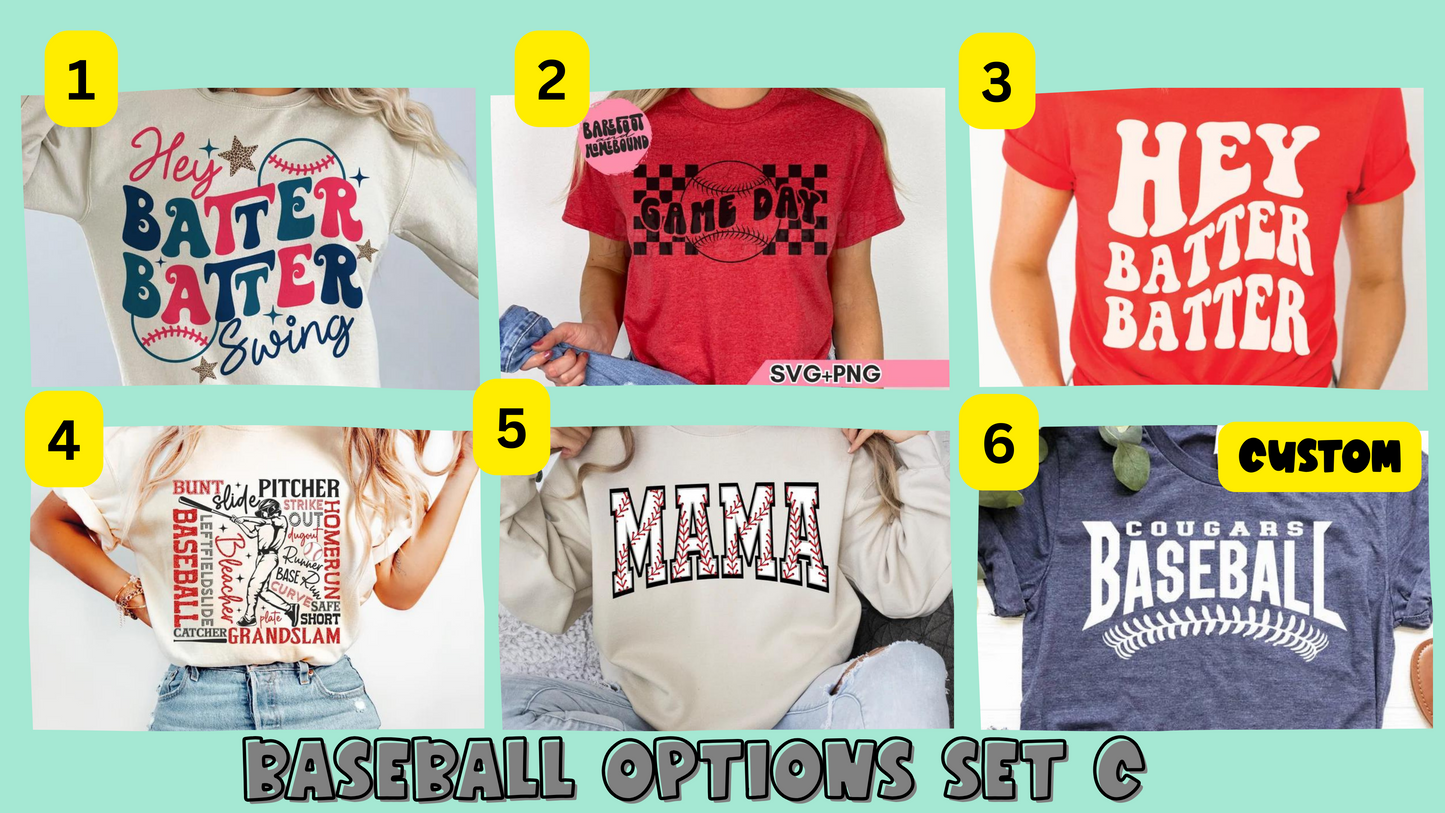 Baseball Options Set C April Partee