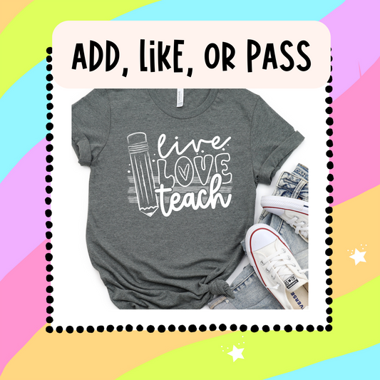 Live Love Teach RETRO