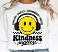 kindness matters smiley headphones