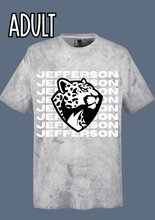 Load image into Gallery viewer, Jefferson Stacked Tie Dye Tee- ADULT
