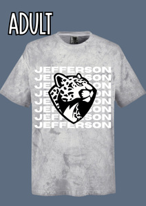 Jefferson Stacked Tie Dye Tee- ADULT