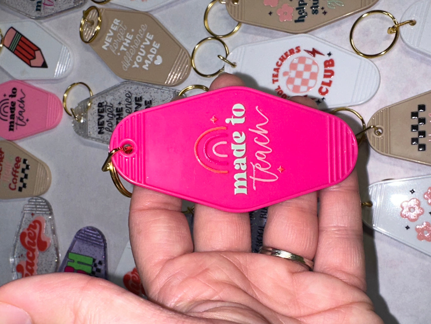 Motel Keychain