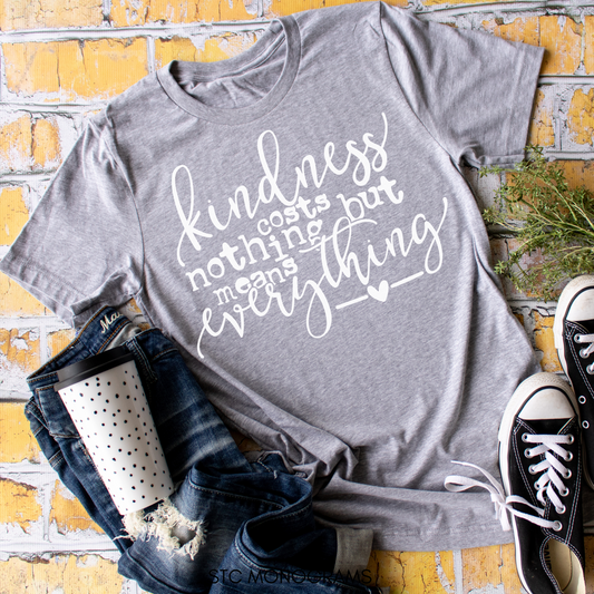 kindness costs nothing