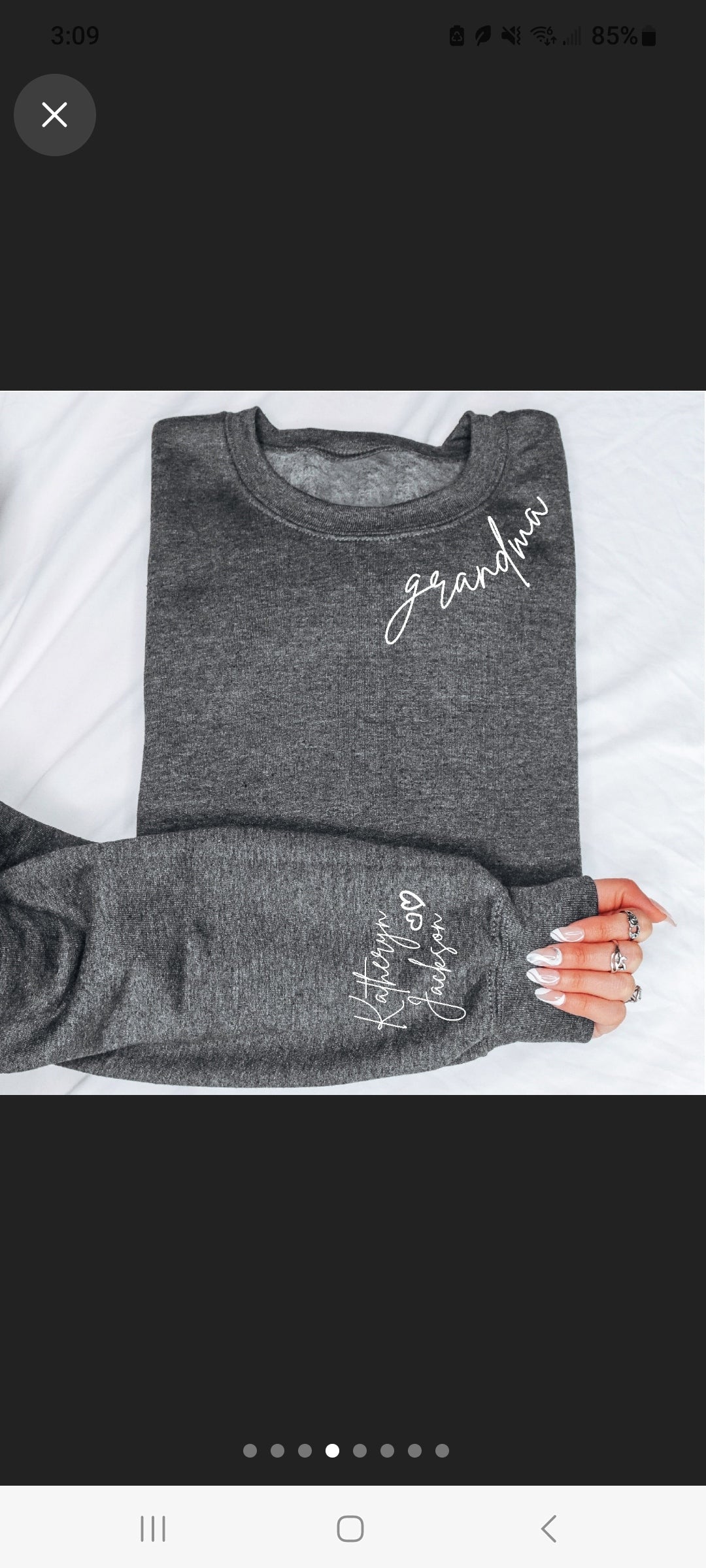 Grandma Names Sweatshirt