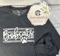 Bobcats Stripes- Crewneck Sweatshirt