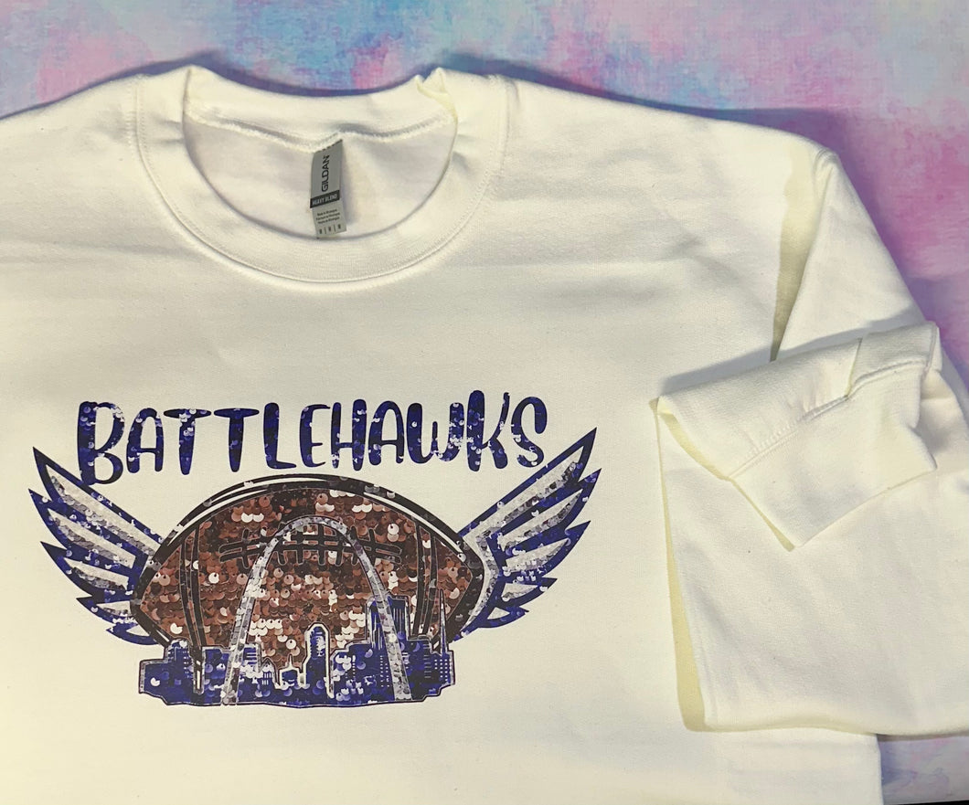 Battlehawks Faux Glitter