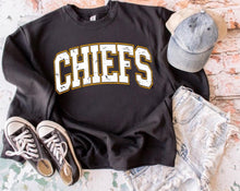 Load image into Gallery viewer, CHIEFS distressed (white+gold)
