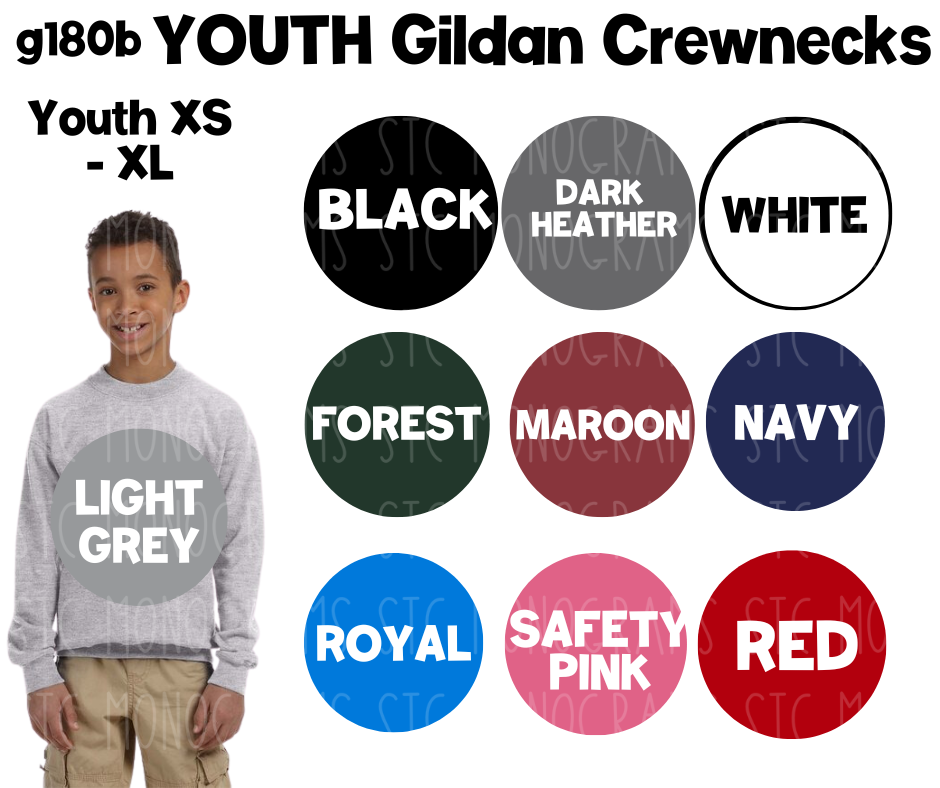 CUSTOM Crewneck- YOUTH