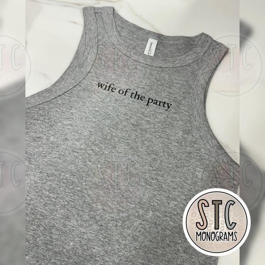 Wife of the party tank