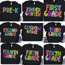 Load image into Gallery viewer, Neon Grades + Custom Name Long Sleeve
