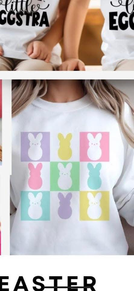 Rainbow Peeps Retro