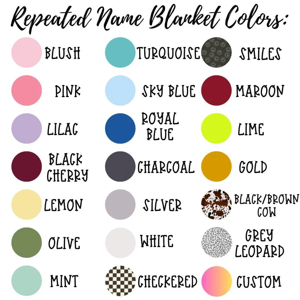 ✨✨Personalized Named Fleece Soft Blankets✨✨ July 2025