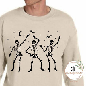 Dancing Skeletons Crewneck