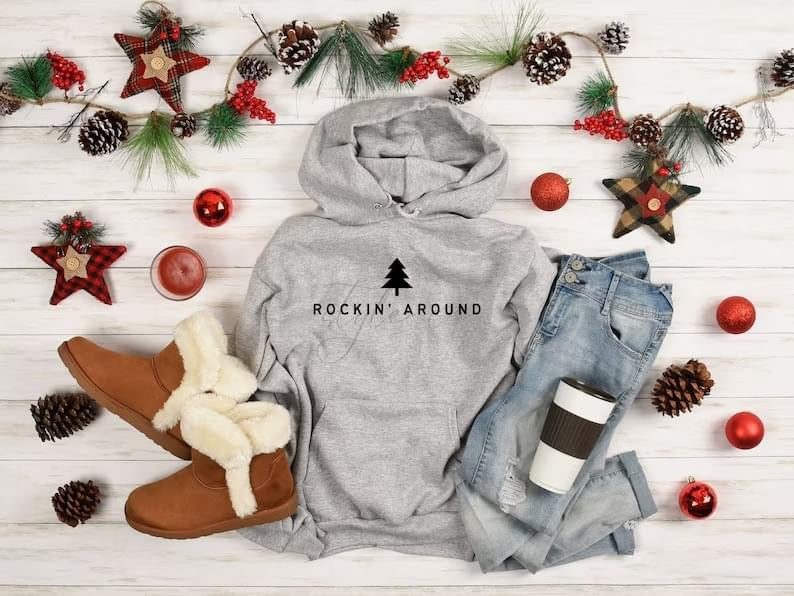 Rockin’ Around Unisex Softstyle Hoodie