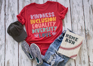 Kindness Inclusion Equality Diversity Love