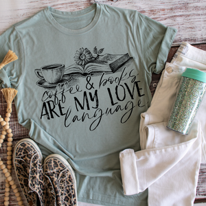 Coffee & Books Love Language Long Sleeve